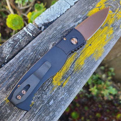 Protech T203-RG Tactical Response 2 Rose Gold Magancut Auto