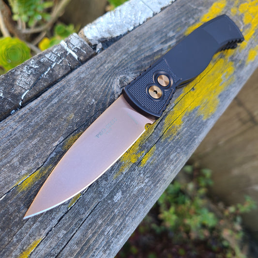 Protech T203-RG Tactical Response 2 Rose Gold Magancut Auto