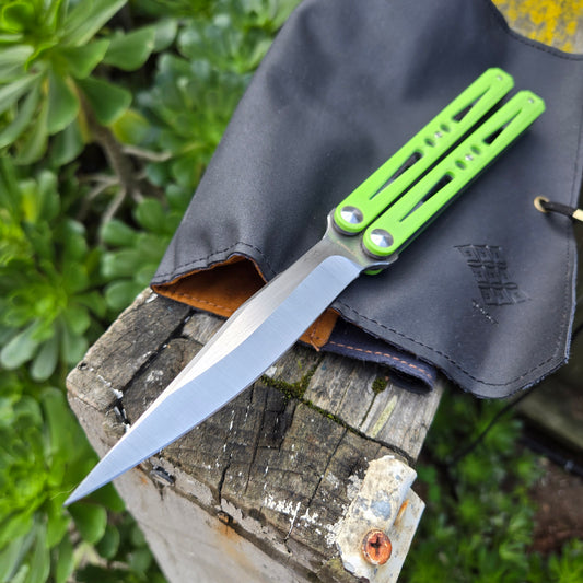 Ryworx Setsuna Green G10 440C Balisong *PRE-OWNED*