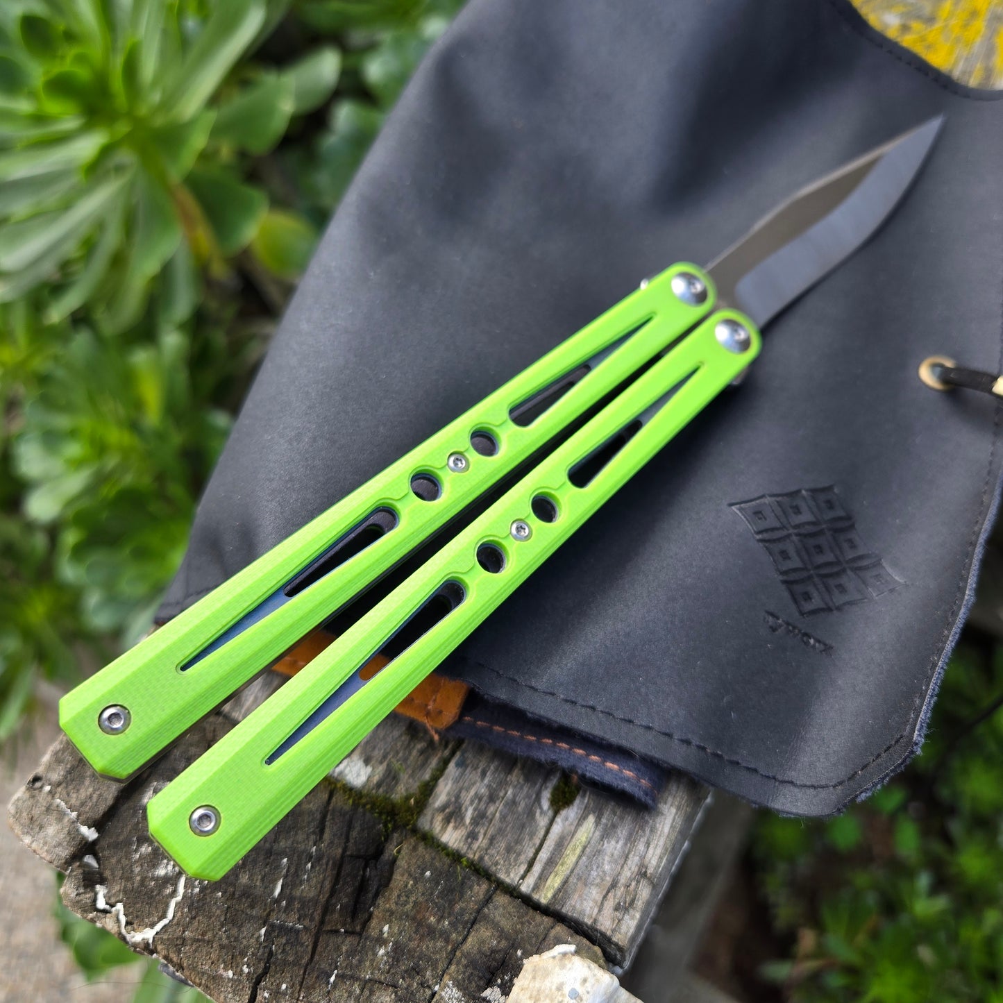 Ryworx Setsuna Green G10 440C Balisong *PRE-OWNED*