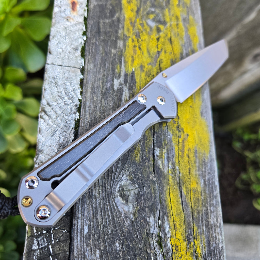 Chris Reeve S31-1130 Small Sebenza 31 Magnacut Tanto Bog Oak Folder