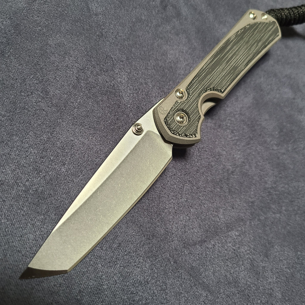 Chris Reeve S31-1228 Small Sebenza 31 Magnacut Tanto Black Canvas Micarta