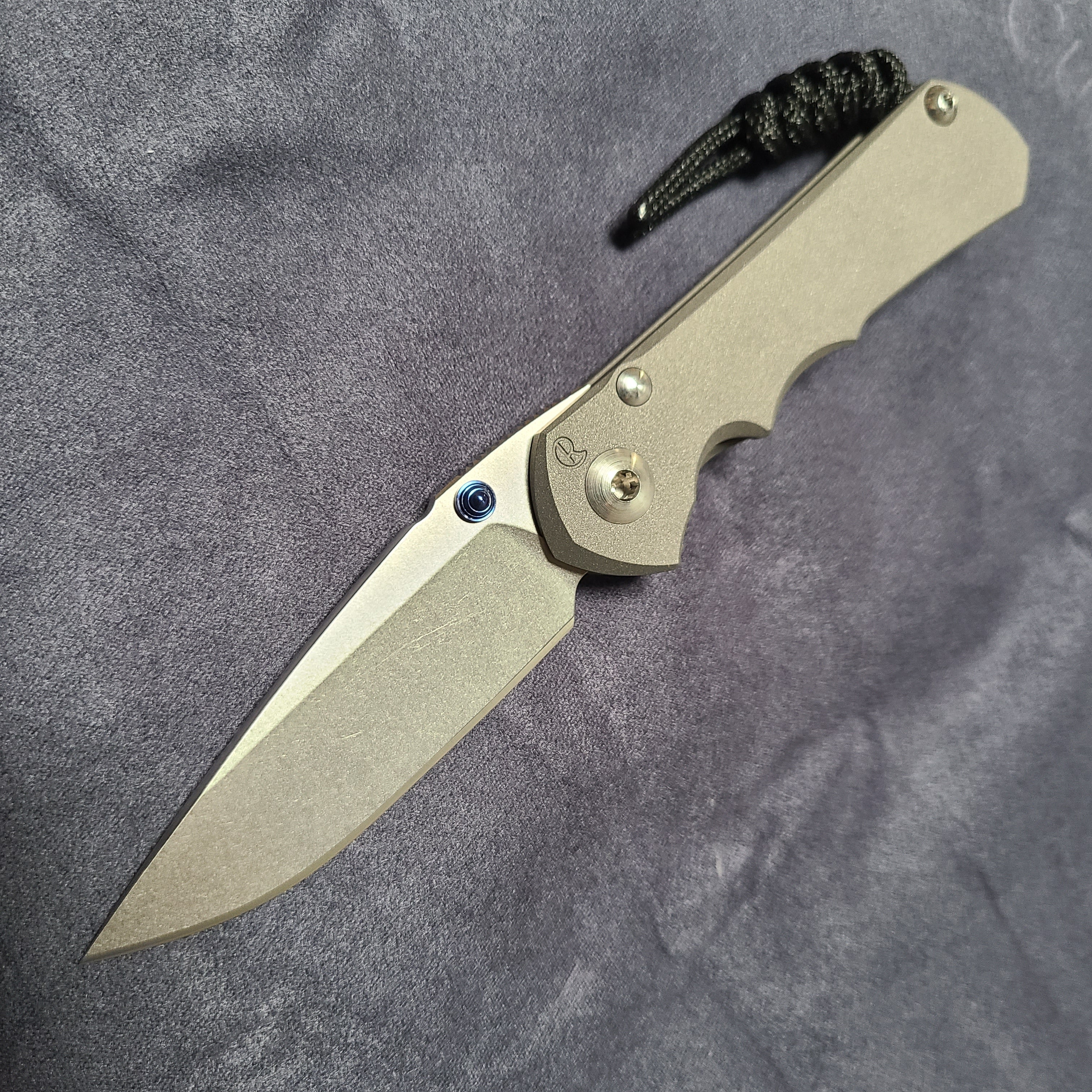 Chris Reeve SIN-1000 Small Inkosi Drop Point S45VN Titanium Plain
