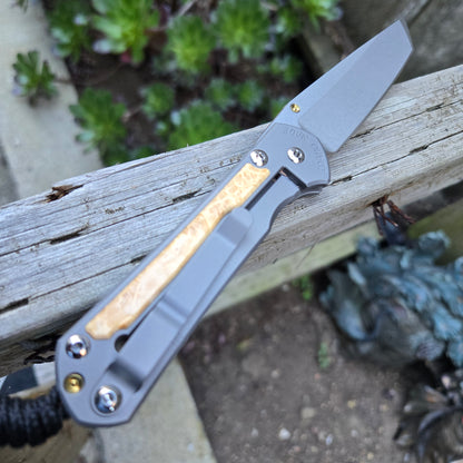 Chris Reeve S31-1132 Small Sebenza 31 Magnacut Tanto Box Elder Folder