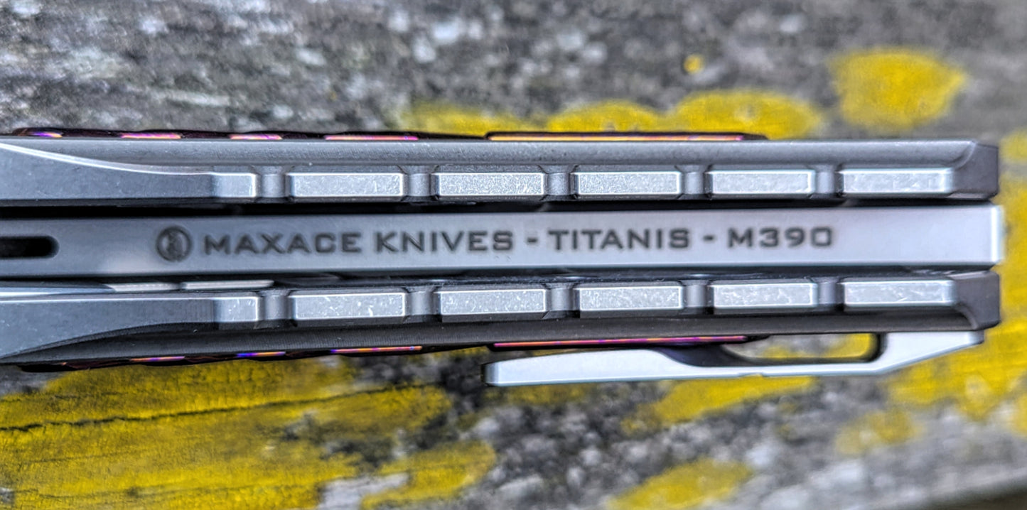 Maxace M05D Titanis Titanium/Timascus M390 Folder