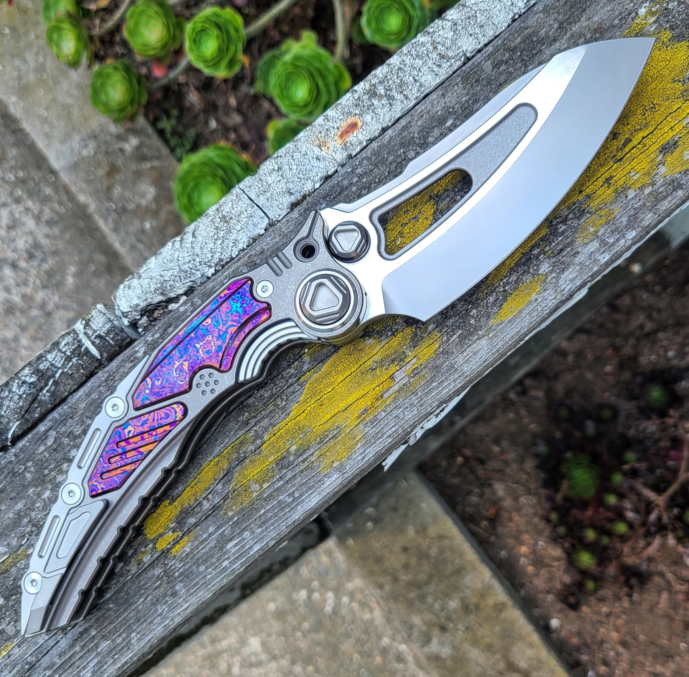 Maxace M05D Titanis Titanium/Timascus M390 Folder