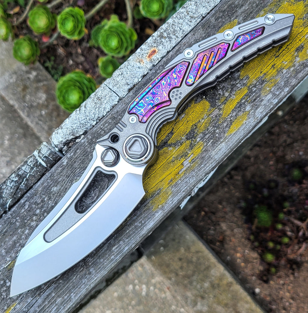 Maxace M05D Titanis Titanium/Timascus M390 Folder
