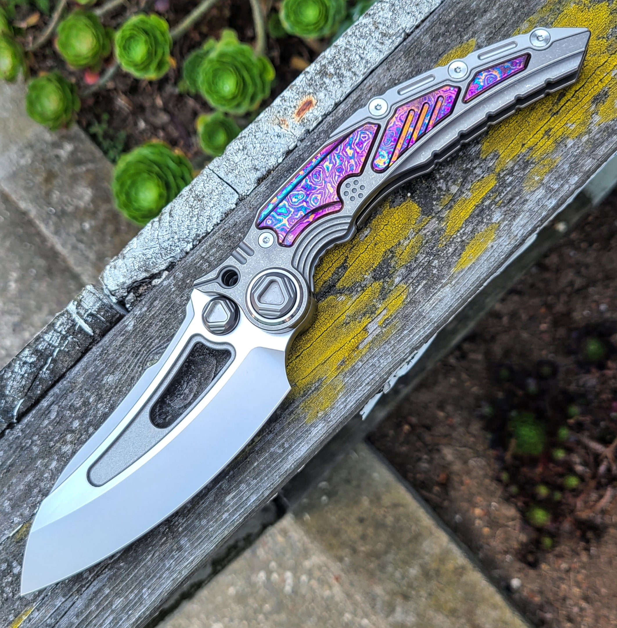 Maxace M05D Titanis Titanium/Timascus M390 Folder