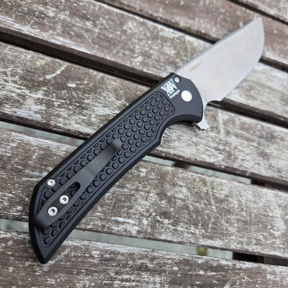 Pro-Tech 2023 USN Mordax Black Honeycomb Magnacut Folder -PROTOTYPE-