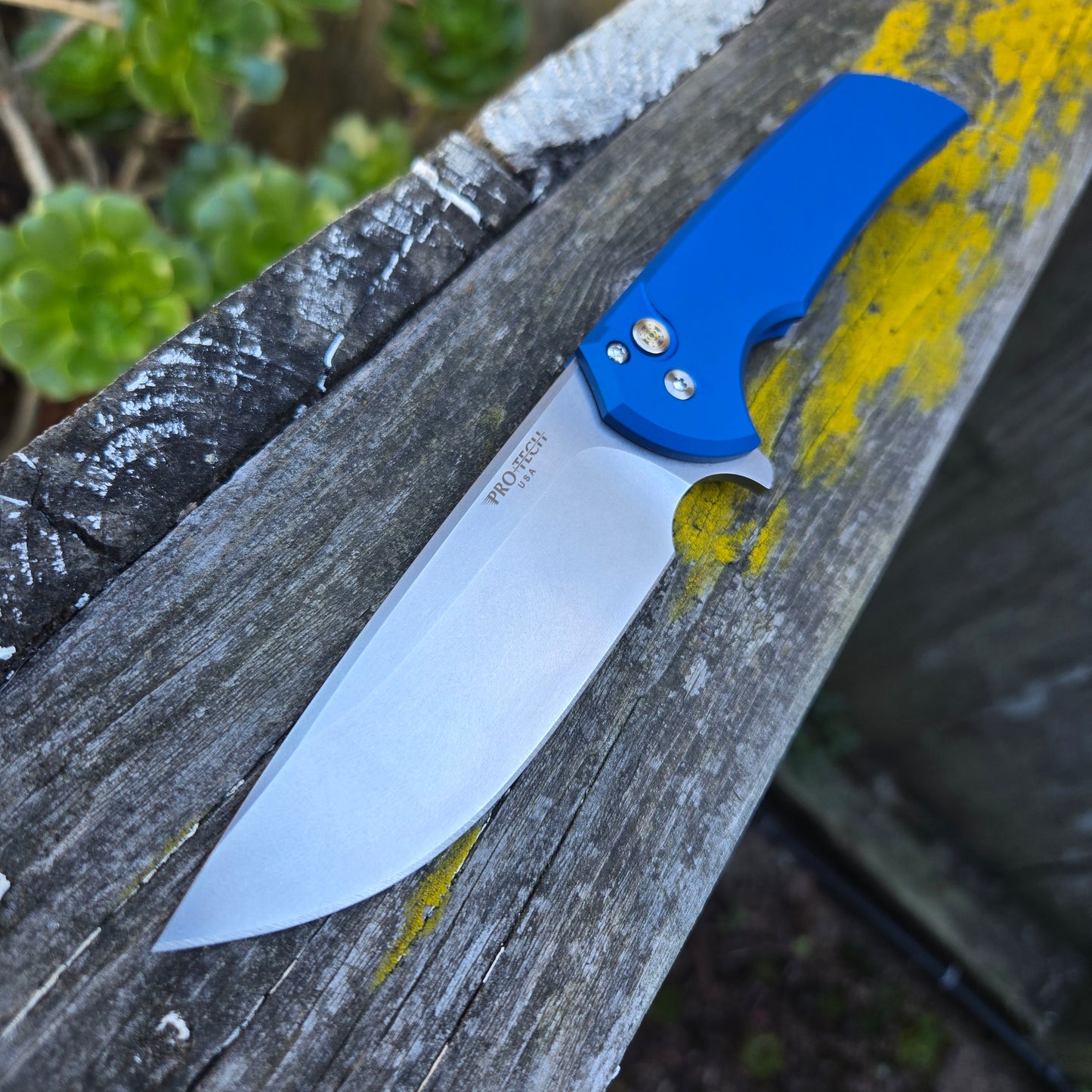 Protech Windup MX.1 Blue Mordax Stonewash Magnacut Flipper