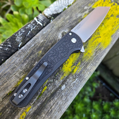 Protech 2025 CCKS Spring Malibu.1 Black Nexus "Since 1999" Magnacut Reverse Tanto Folder