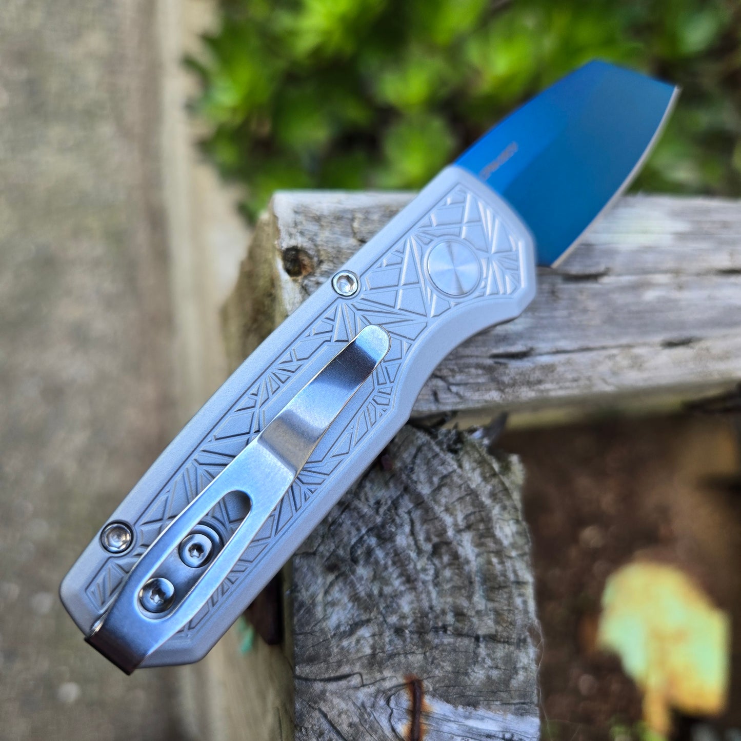 Protech CCKS Fall 2025 Runt 5 "Nexus" Sapphire Blue Reverse Tanto Auto *LIMITED EDITION*