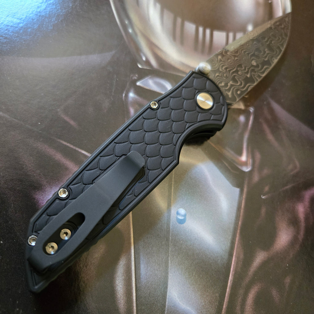 Protech 2025 Custom 001 TR-3 Integrity Black Textured Reptile Vegas Forge Folder *LIMITED EDITION*