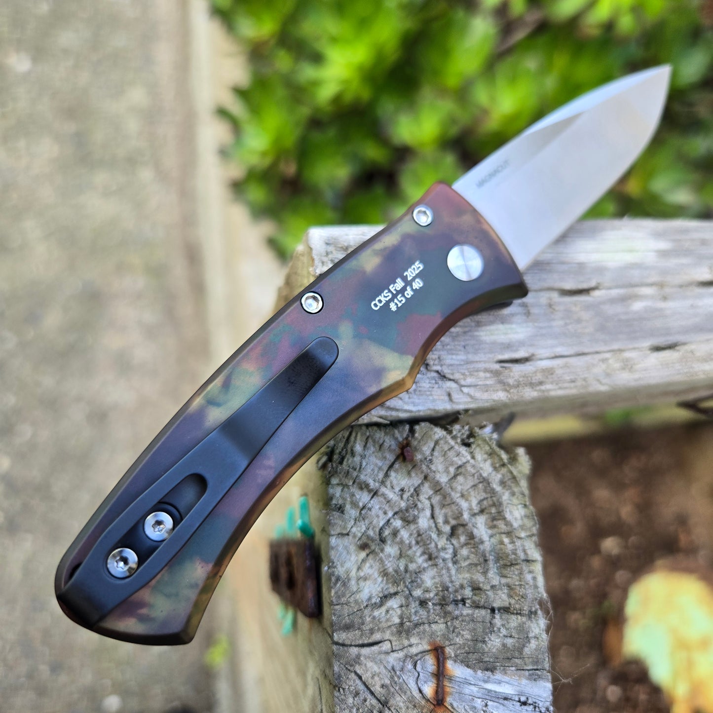 Protech CCKS Fall 2025 Duke 2 Woodland Camo Magnacut Auto *LIMITED EDITION*
