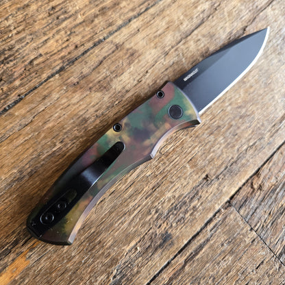 Protech DUKE2103-WOODLAND Duke 2 Woodland Camo Black Magnacut Auto