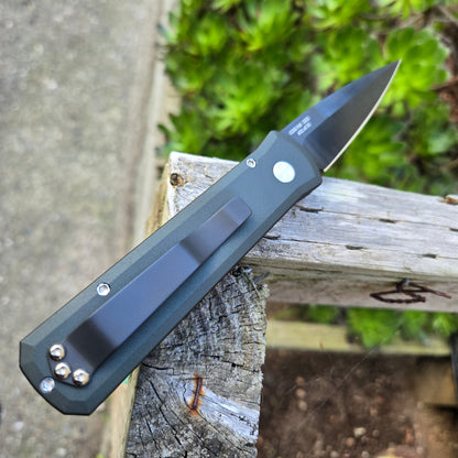 Protech CCKS Fall 2025 Godson Green Handle Satin 20CV Auto *LIMITED EDITION*