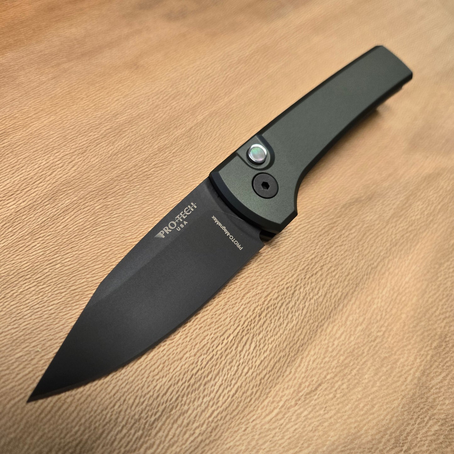 Protech x Chaves Scapegoat Green Black DLC MagnaMax Auto *Blade Show Texas 26 Exclusive*