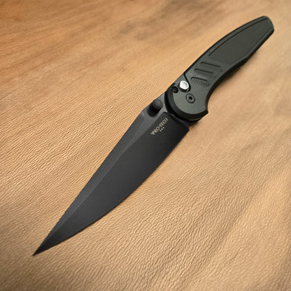 Protech x Peace Neighbor Designed Avalon Knurled Green Black Magnacut Folder *Blade Show Texas 26 Exclusive*