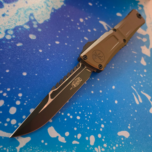 Microtech 1217-1TS Combat Troodon Interceptor Gen III OD Green Tactical Standard OTF Auto