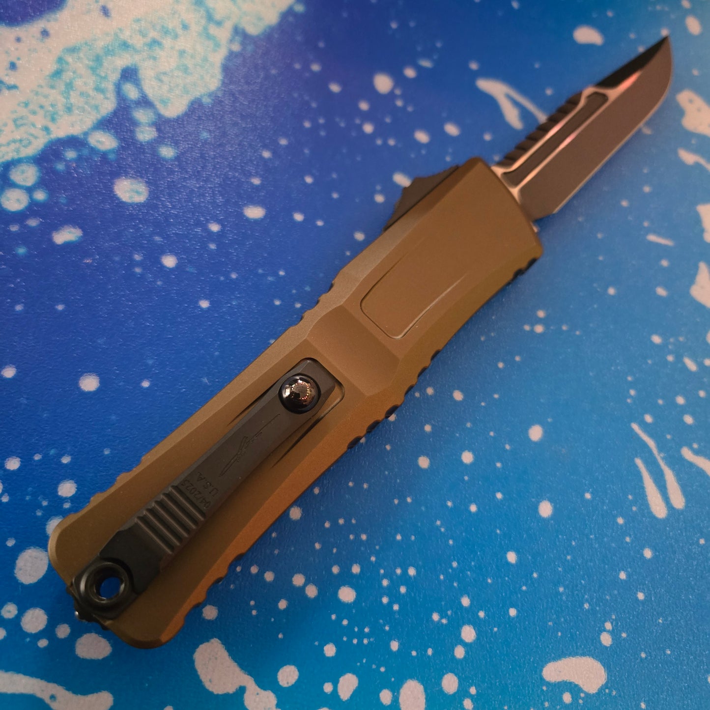 Microtech 1217-1TS Combat Troodon Interceptor Gen III OD Green Tactical Standard OTF Auto