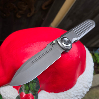 Terrain 365 Invictus Titanium Button Lock Black Folder