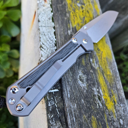 Chris Reeve L31-1224 Large Sebenza 31 Insingo Magnacut Black Canvas Micarta Folder