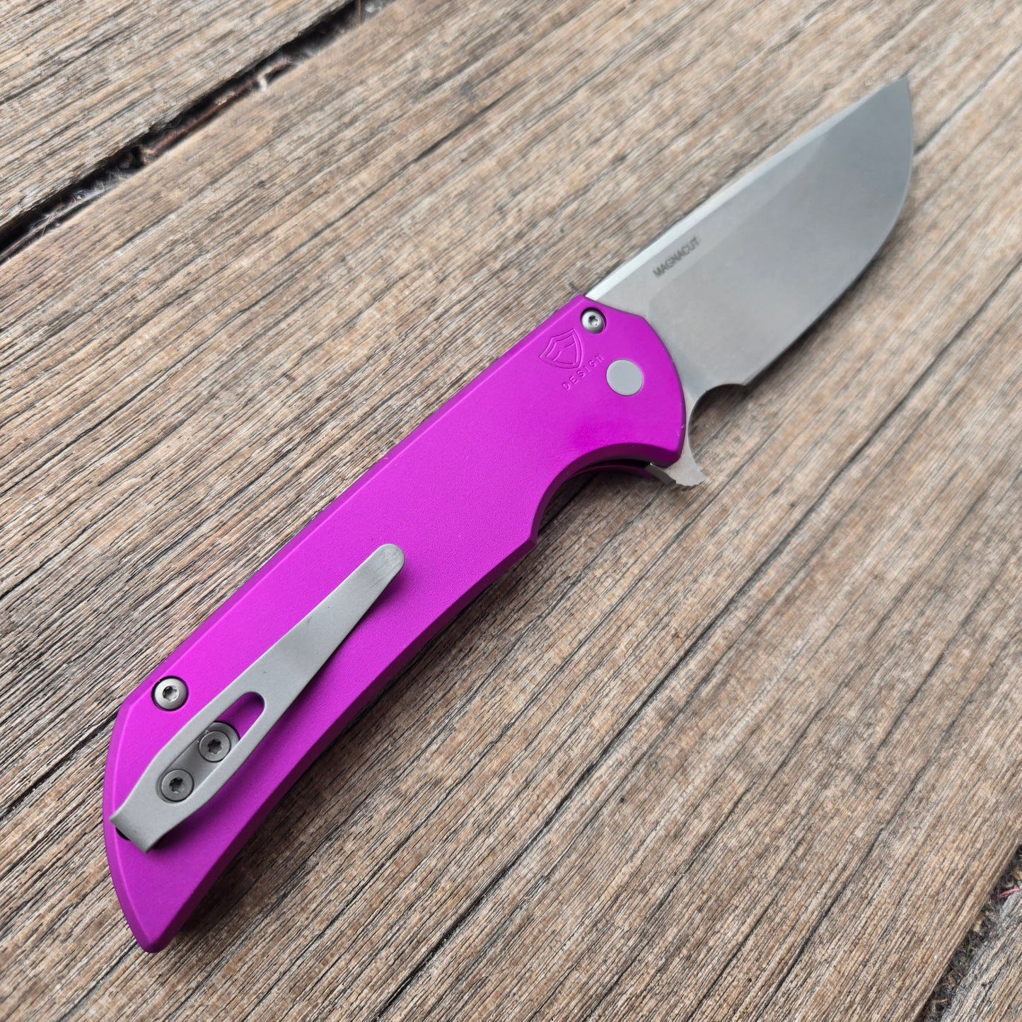 Protech MX101-Purple Mordax Stonewash Magnacut Folder