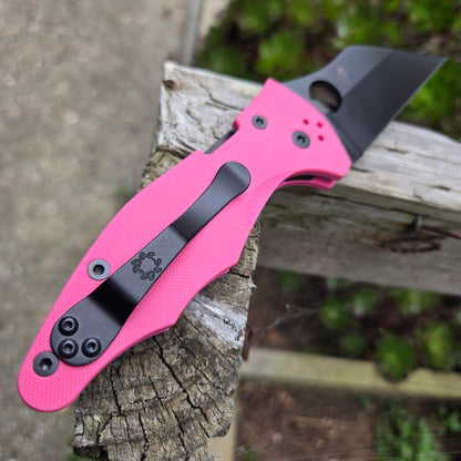 Spyderco C85GPNBKP2 Yojimbo 2 Pink G10 Black CPM-S30V Folder *SPRINT RUN*