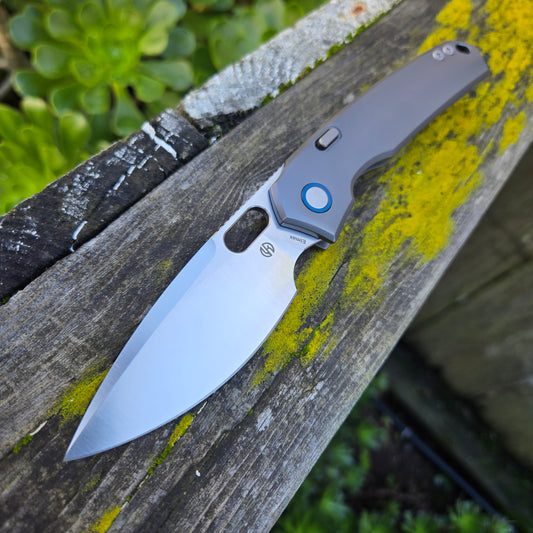 Vosteed A2204 Psyop Gray Titanium Satin Elmax Folder