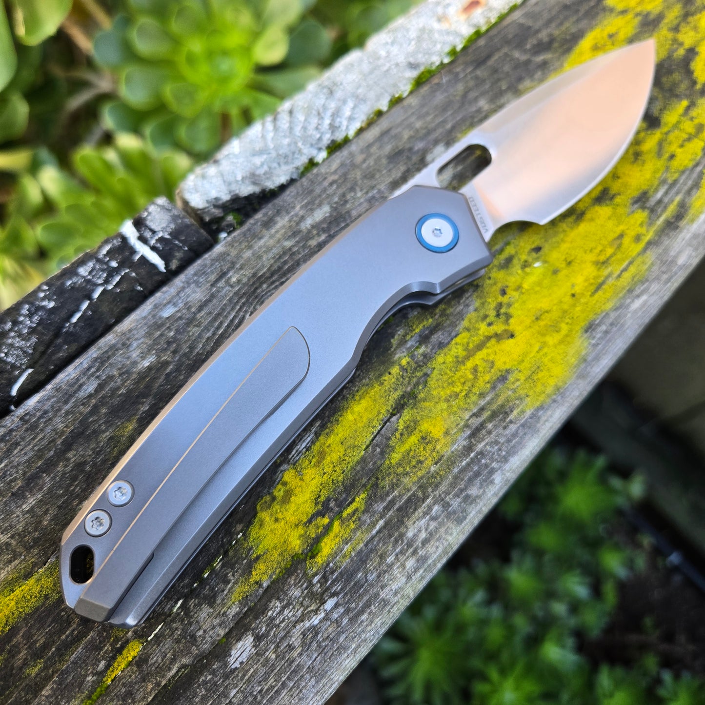 Vosteed A2204 Psyop Gray Titanium Satin Elmax Folder