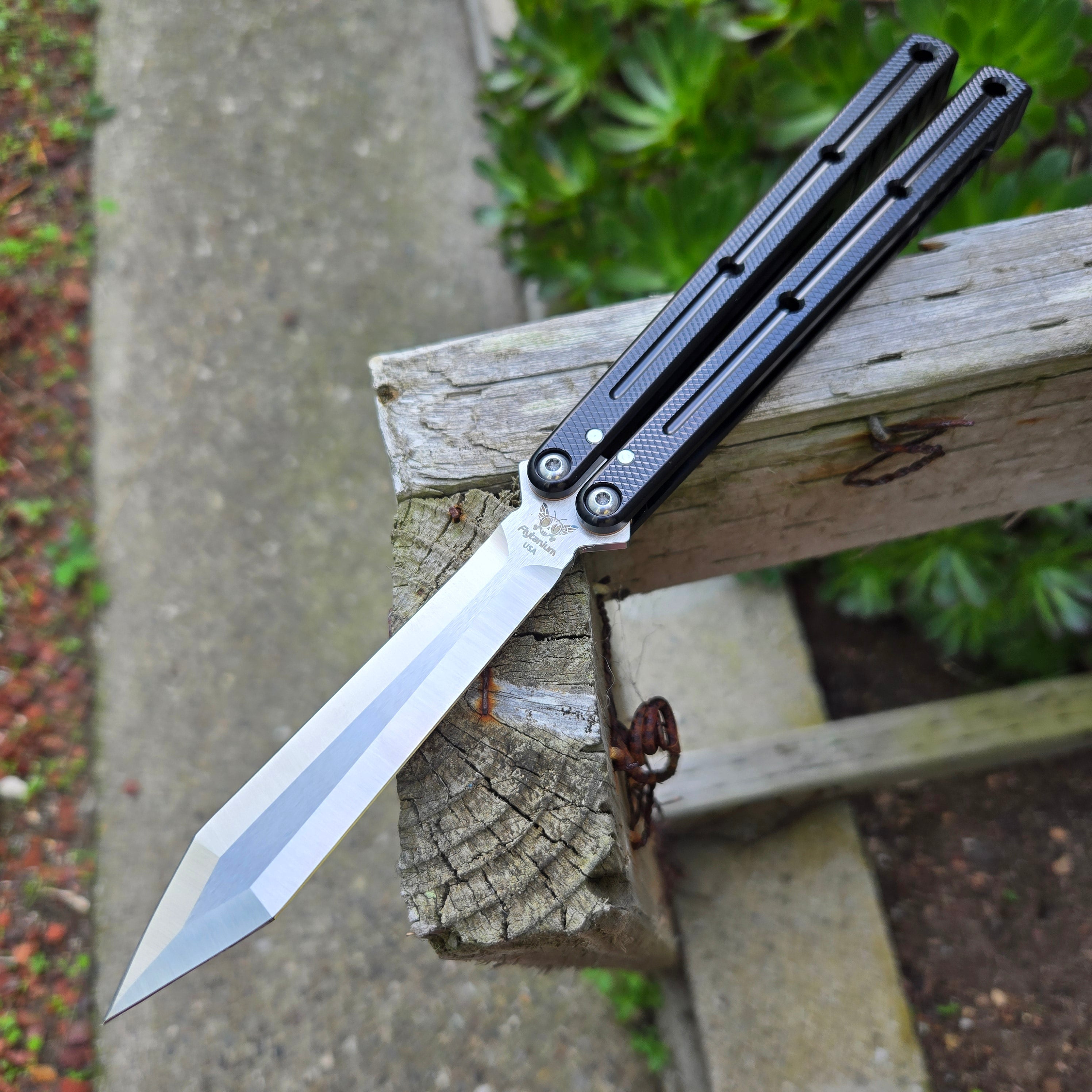 Squid Industries Krake Raken Zenith V3 Black Balisong || WE BE