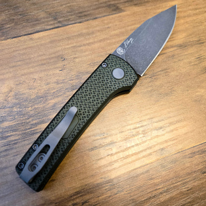 Protech x Chaves BSA26.Scapegoat.2 Blade Show Atlanta 2026 Scapegoat Green Carbide Textured MagnaMax Auto *LIMITED EDITION*