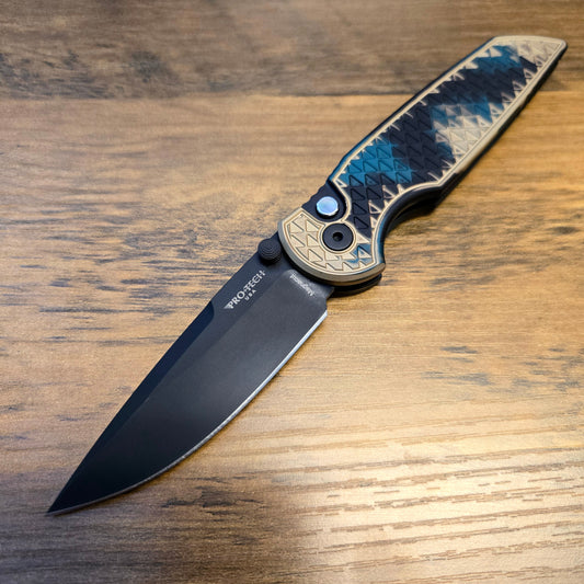 Protech INT1106-Shipwreck Integrity Relic Black DLC Stonewash Magnacut Manual Folder