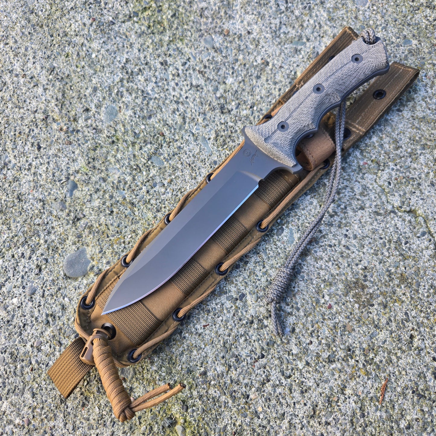 Chris Reeve GB7-1005 7" Green Beret Magnacut Fixed Blade