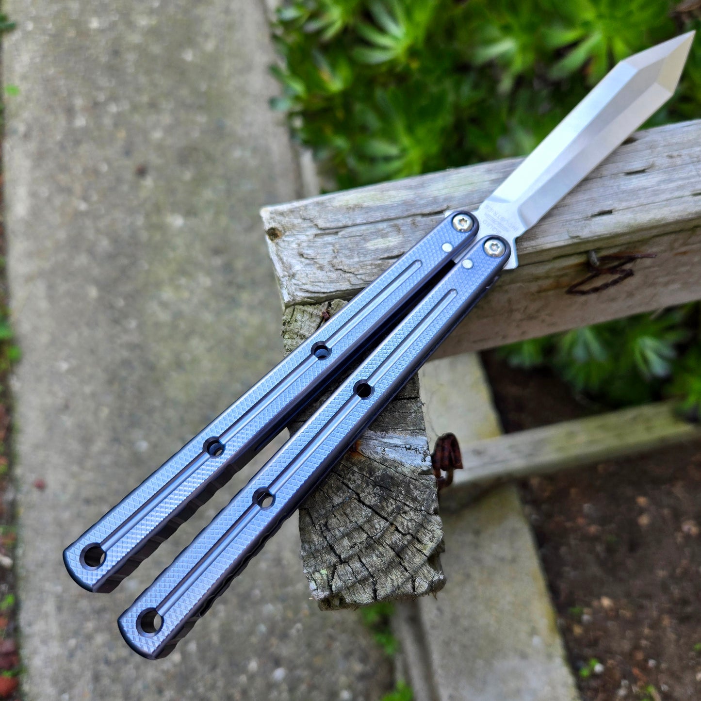 Squid Industries Krake Raken Zenith V3 Gunmetal Balisong
