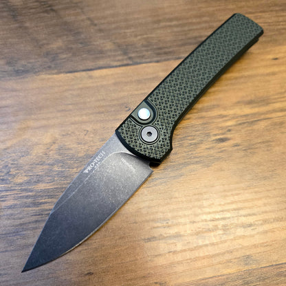 Protech x Chaves BSA26.Scapegoat.2 Blade Show Atlanta 2026 Scapegoat Green Carbide Textured MagnaMax Auto *LIMITED EDITION*