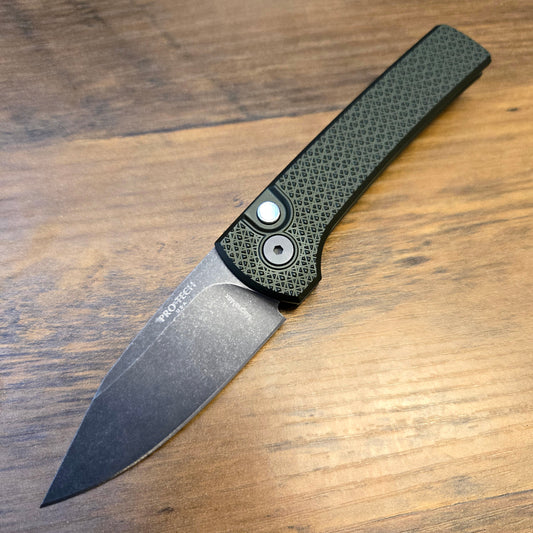 Protech x Chaves BSA26.Scapegoat.2 Blade Show Atlanta 2026 Scapegoat Green Carbide Textured MagnaMax Auto *LIMITED EDITION*