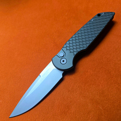 Protech TR-3X1SW Green Tactical Response 3 Stonewash 154cm Auto