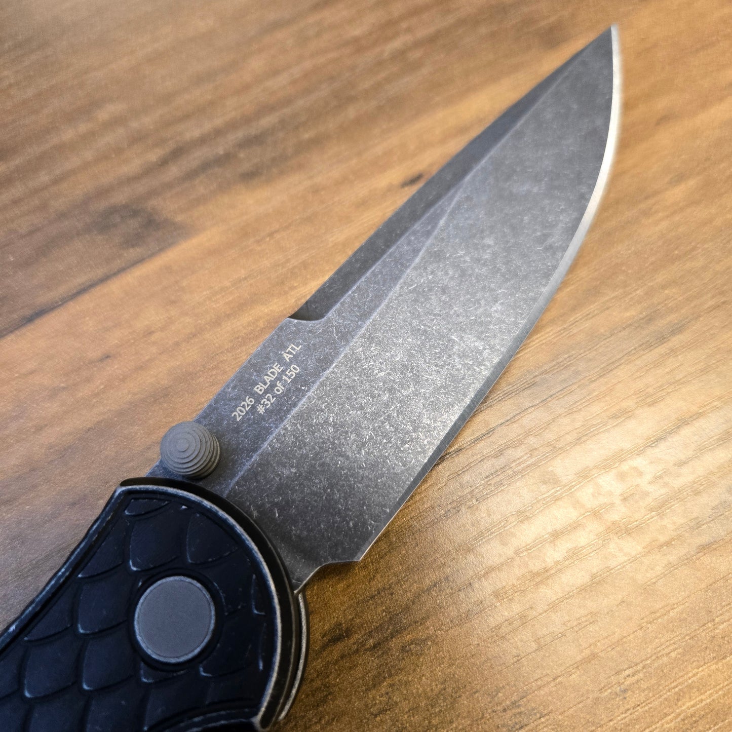 Protech BSA.INT.1 Blade Show Atlanta 2026 TR-3 Integrity Battle Worn "Reptile" Textured Magnacut Folder *LIMITED EDITION*