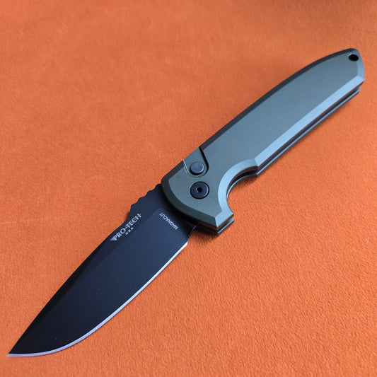 Protech LG3103-Green Rockeye Black DLC Magnacut Auto
