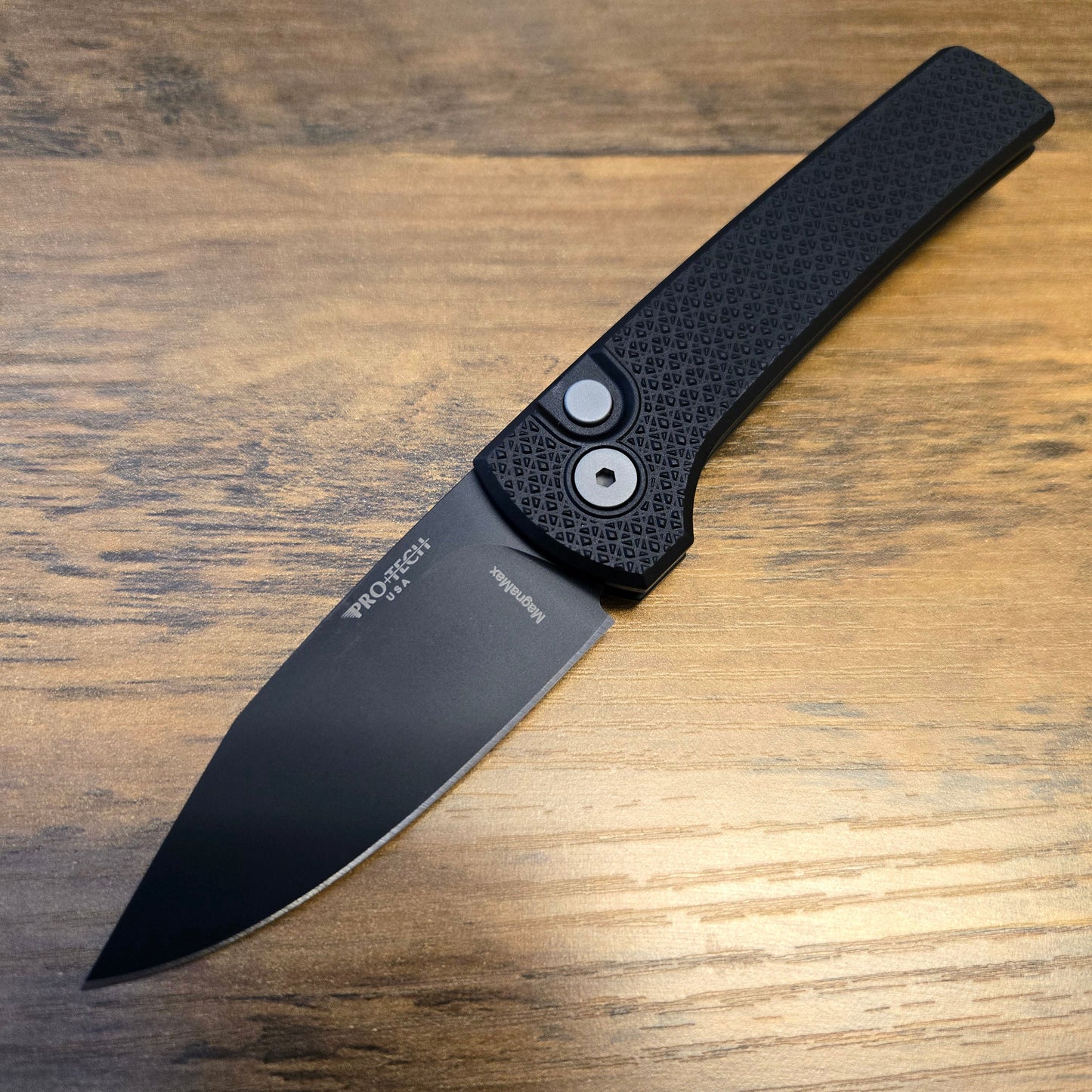 Protech x Chaves Scapegoat Black Carbide Textured Black DLC MagnaMax Auto