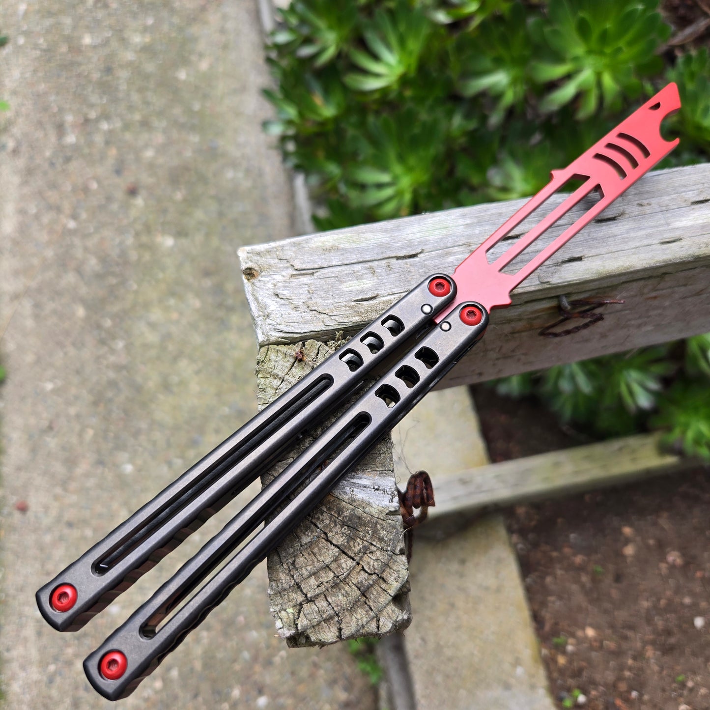 Squid Industries Madko Red DLC Balisong *LIMITED EDITION*