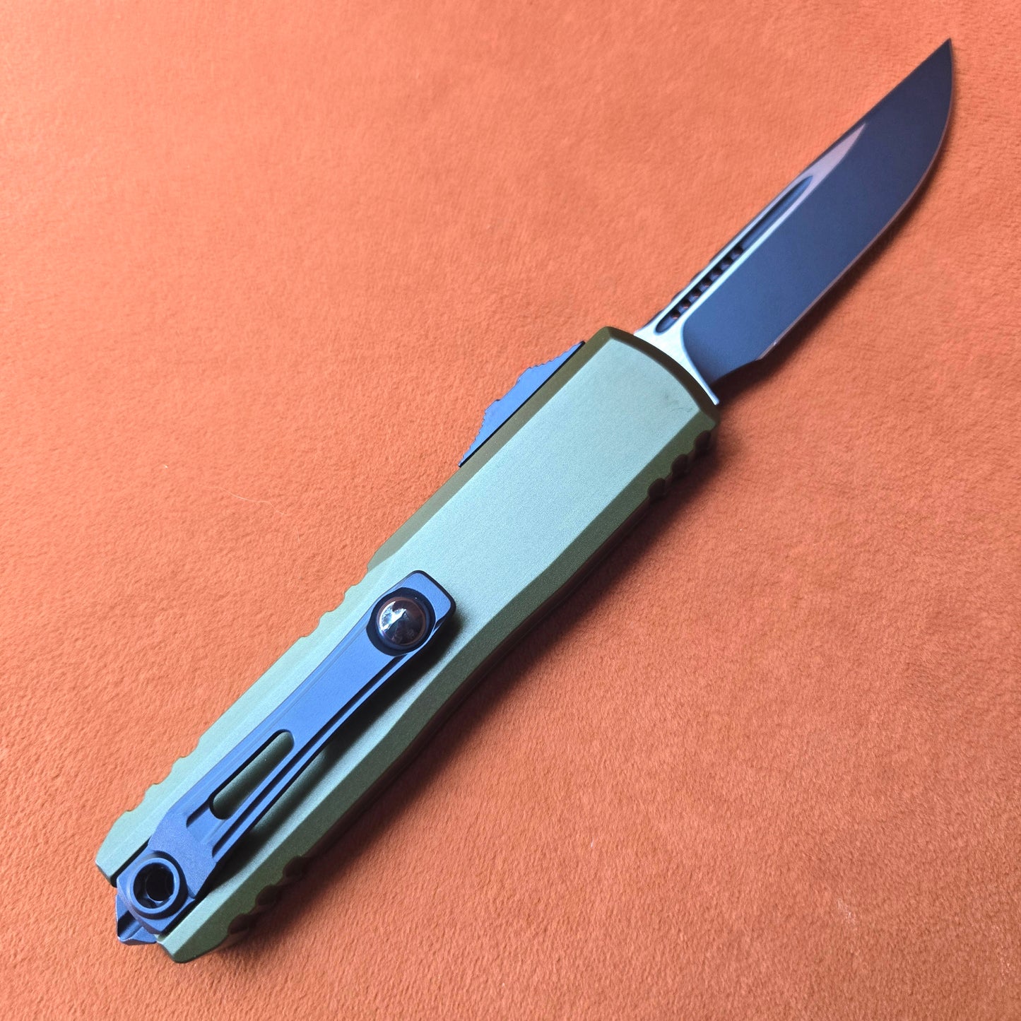 Microtech 12314-1OD UTX-85 GEN IV S/E OD Green OTF Auto