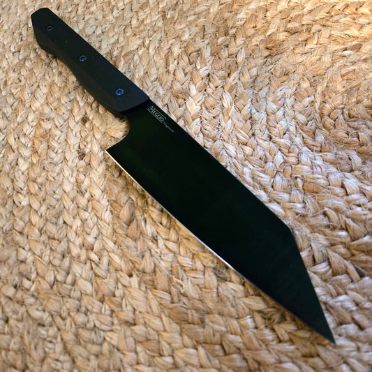 Meglio Knives 6.5" Flagship K-Tip Black DLC CD#1 Chef's Knife