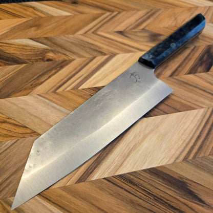 Running Man Forge 170mm Maple Burl Bunka Knife