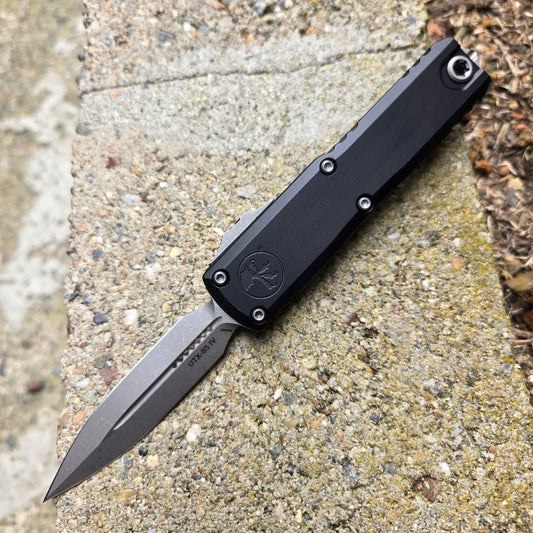 Microtech 12324-10AP UTX-85 Gen IV D/E Apocalyptic Standard OTF Auto