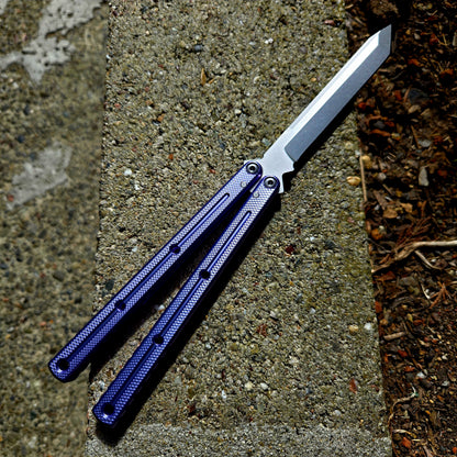 Squid Industries Krake Raken V3 Matte Lavender Tanto Balisong