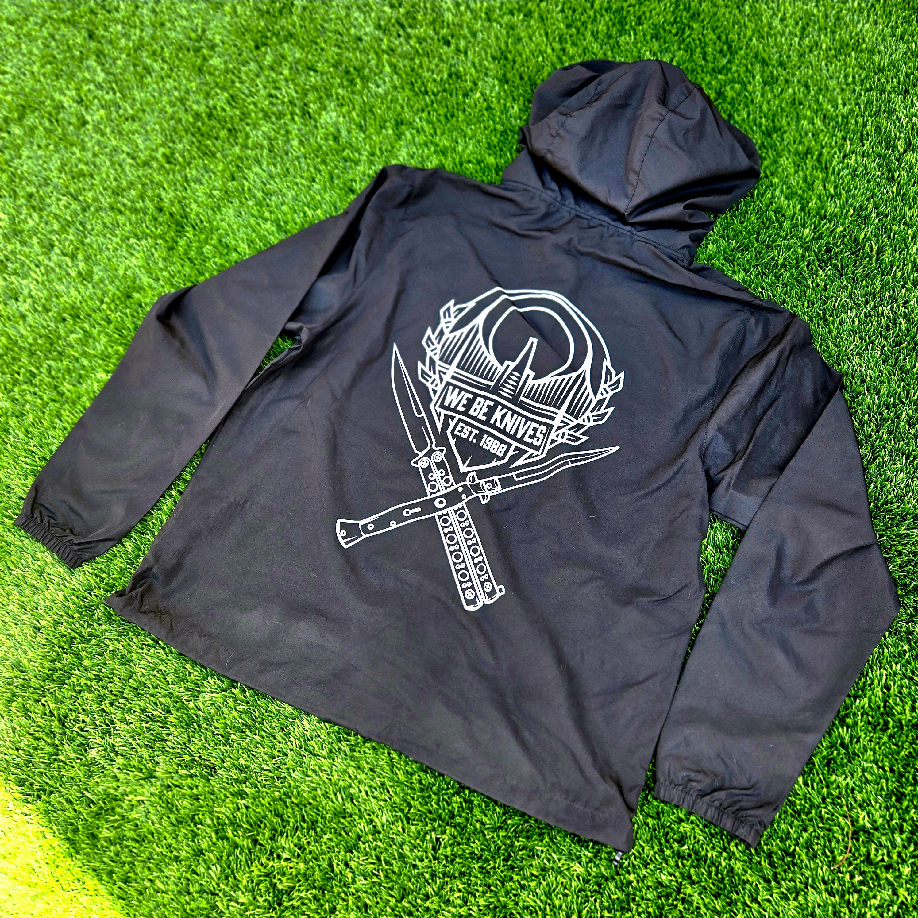 We Be Knives Lightweight Windbreaker Jacket
