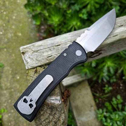 Chaves Knives x Pro-Tech Redecion CPM-S35VN Black Spiral Stipple Auto