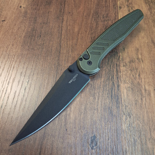 Protech PN1103-BW Green Peace Neighbor Designed Avalon Green Black Magnacut Folder